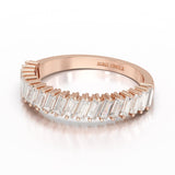 0.9 CT Classic Baguette Cut Lab Diamond Ring