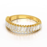 0.9 CT Classic Baguette Cut Lab Diamond Ring