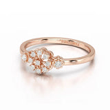 0.13 CT Round Lab Grown Diamond Ring