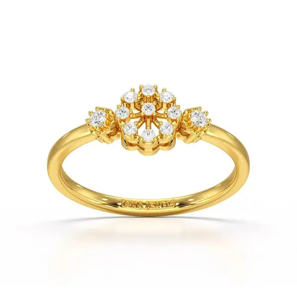 0.13 CT Round Lab Grown Diamond Ring
