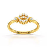 0.13 CT Round Lab Grown Diamond Ring