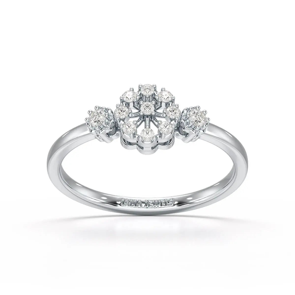 0.13 CT Round Lab Grown Diamond Ring