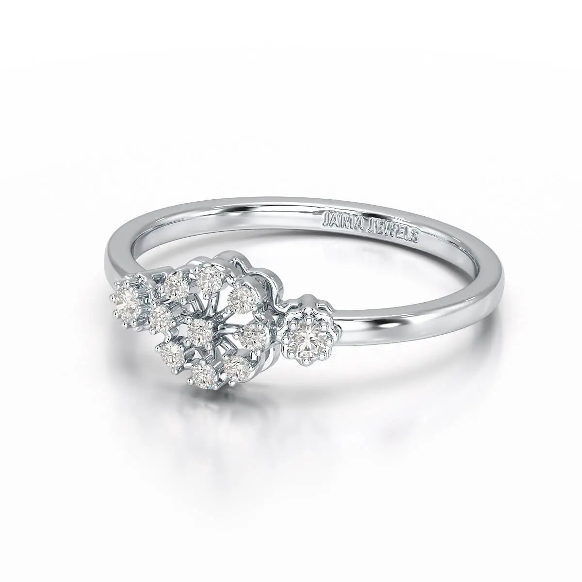 0.13 CT Round Lab Grown Diamond Ring