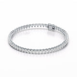 8.55 CT Lab Grown Heart shape Diamond Tennis Bracelet