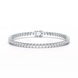 8.55 CT Lab Grown Heart shape Diamond Tennis Bracelet