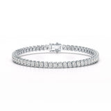 8.55 CT Oval Lab Grown Diamond Tennis Bracelet
