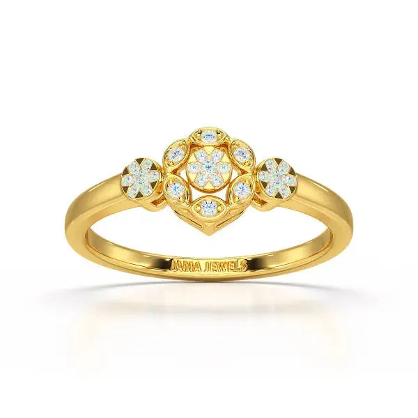 0.15 CT Round Cut Lab Grown Diamond Ring