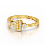 0.19 CT Simple Lab Grown Diamond Ring