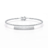 0.49 CT Lab Diamond Dangle Bracelet