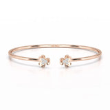 0.23 CT Elegant Round Lab Diamond Bangle