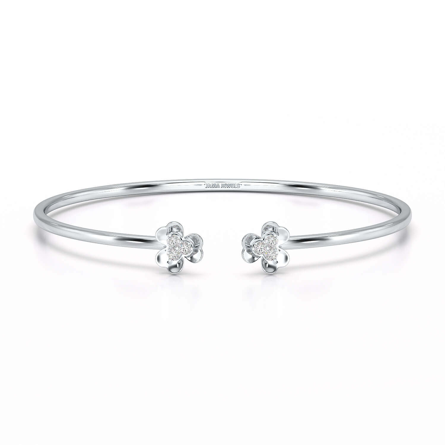 0.23 CT Elegant Round Lab Diamond Bangle