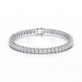 12.25 CT Oval Lab Grown Diamond Tennis Bracelet