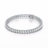 12.25 CT Oval Lab Grown Diamond Tennis Bracelet