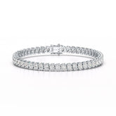 12.25 CT Oval Lab Grown Diamond Tennis Bracelet