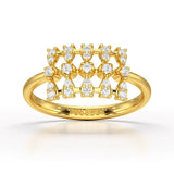 0.27 CT Round Shape Lab Grown Diamond Wedding Ring - Jama Jewels