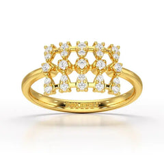 0.27 CT Round Shape Lab Grown Diamond Wedding Ring - Jama Jewels