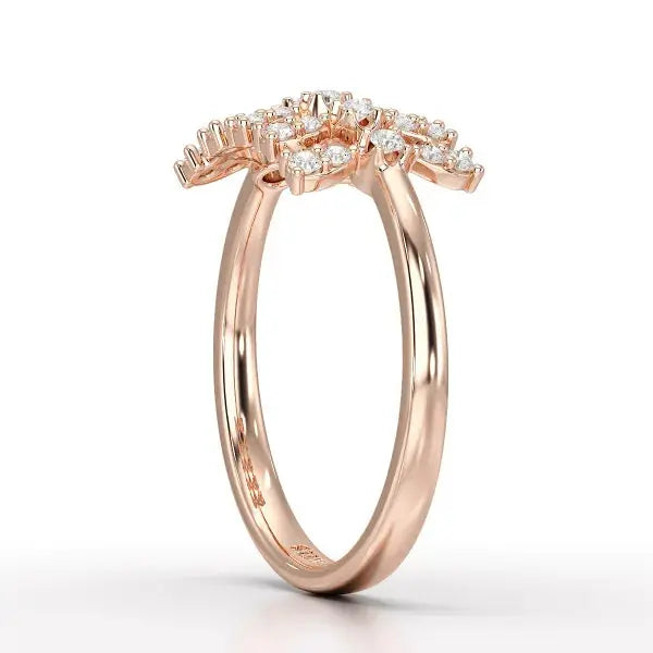 0.27 CT Round Shape Lab Grown Diamond Wedding Ring - Jama Jewels