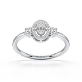0.27 CT Baguette Shape Lab Grown Diamond Ring