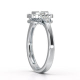 0.46 CT Baguette Lab Diamond Ring