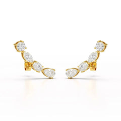 0.39 CT Lab Diamond Multi shape Earring