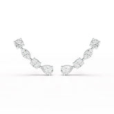 0.39 CT Lab Diamond Multi shape Earring