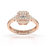 0.46 CT Baguette Lab Diamond Ring