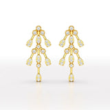 0.46 CT Lab Diamond Dangle Earring - Jama Jewels