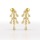 0.46 CT Lab Diamond Dangle Earring - Jama Jewels