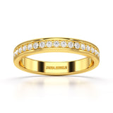 0.46 CT Lab diamond Wedding Band