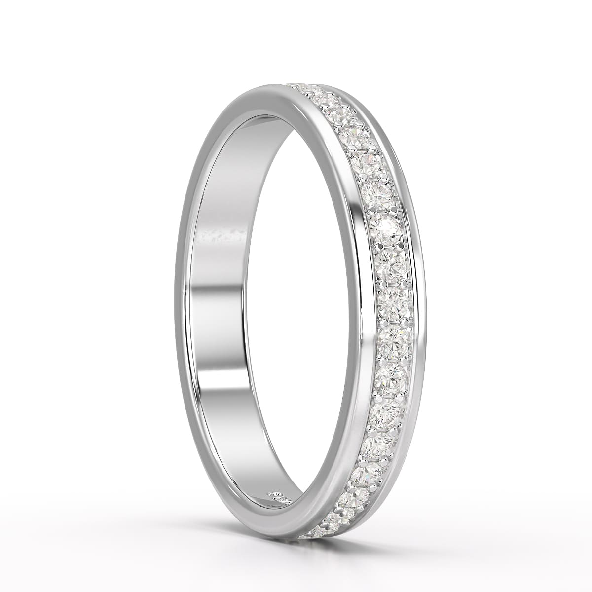 0.46 CT Lab diamond Wedding Band