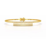 0.49 CT Lab Diamond Dangle Bracelet