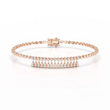 0.49 CT Lab Diamond Dangle Bracelet