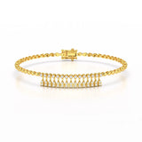 0.49 CT Lab Diamond Dangle Bracelet