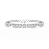 2.84 CT Round Cut Lab Diamond Tennis Bracelet Jama Jewels