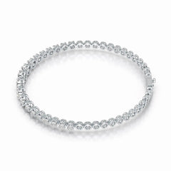 2.84 CT Round Cut Lab Diamond Tennis Bracelet Jama Jewels
