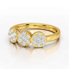 0.57 CT Lab Grown Round Shape Simple Wedding Ring - Jama Jewels