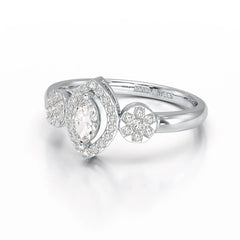 Marquise Cut 0.5 CT Lab Grown Diamond Ring Jama Jewels