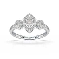 Marquise Cut 0.5 CT Lab Grown Diamond Ring Jama Jewels