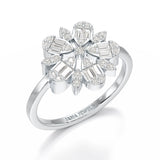 Baguette Cut 0.5 CT Lab Diamond Ring