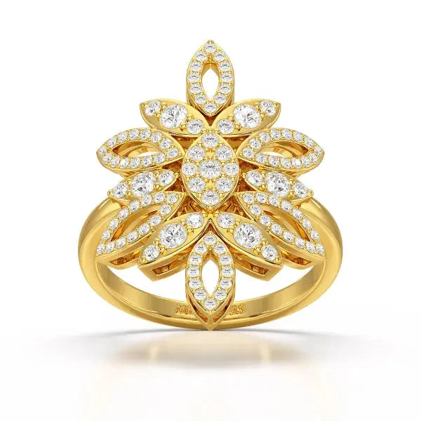0.76 CT Lab Diamond Engagement Ring