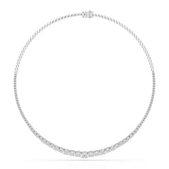 9.35 Carat Lab-Grown Diamond Riviere Necklace - Jama Jewels
