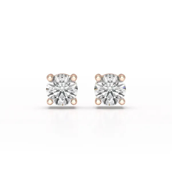 0.84 CT Lab Created Diamond Stud Earrings - Jama Jewels