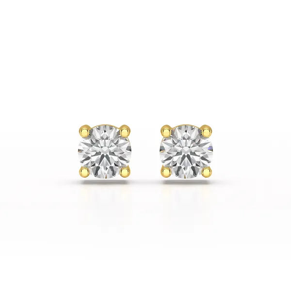 0.84 CT Lab Created Diamond Stud Earrings - Jama Jewels