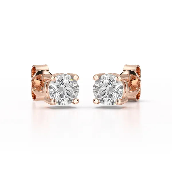 0.84 CT Lab Created Diamond Stud Earrings - Jama Jewels