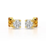 0.84 CT Lab Created Diamond Stud Earrings - Jama Jewels