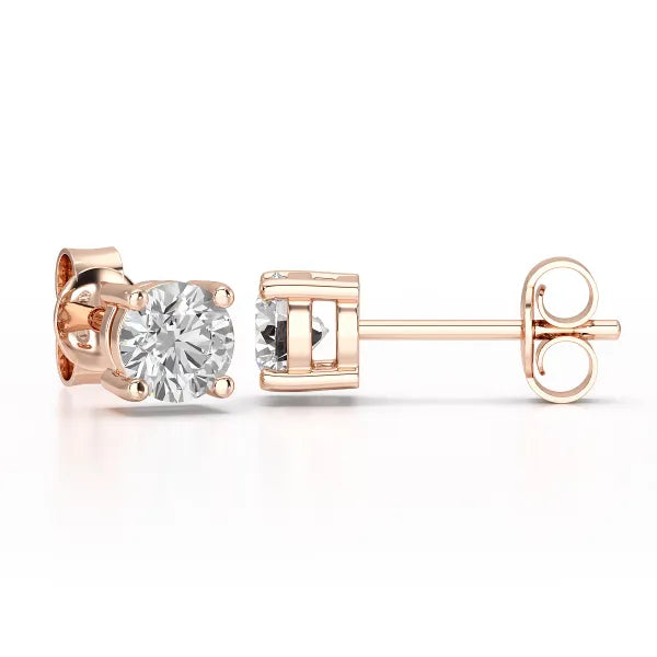 0.84 CT Lab Created Diamond Stud Earrings - Jama Jewels