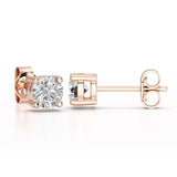 0.84 CT Lab Created Diamond Stud Earrings - Jama Jewels