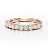 0.8 CT Classic Round Lab Diamonds Engagement Ring - Jama Jewels