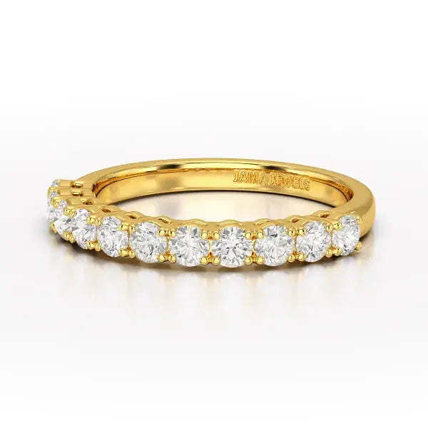 0.8 CT Classic Round Lab Diamonds Engagement Ring - Jama Jewels