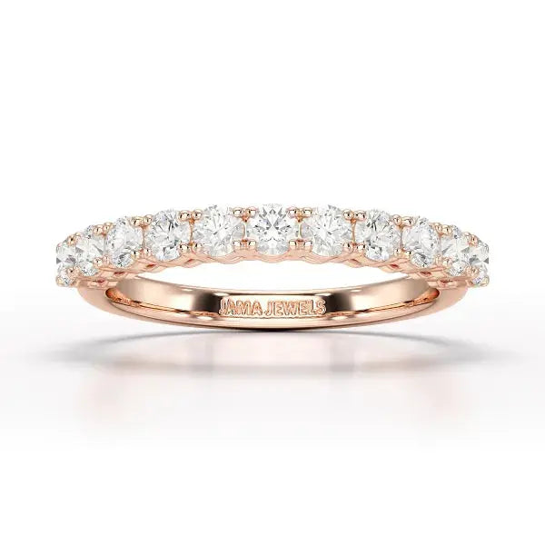 0.8 CT Classic Round Lab Diamonds Engagement Ring - Jama Jewels